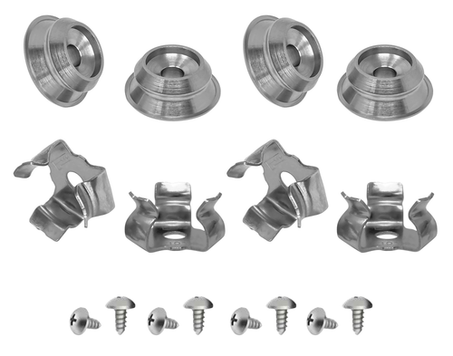 FAST-CON 301 SS 100-PIECE STARTER KIT 100MALE/100 FEMALE/200 SCREWS/ 4 CENTER POINTS