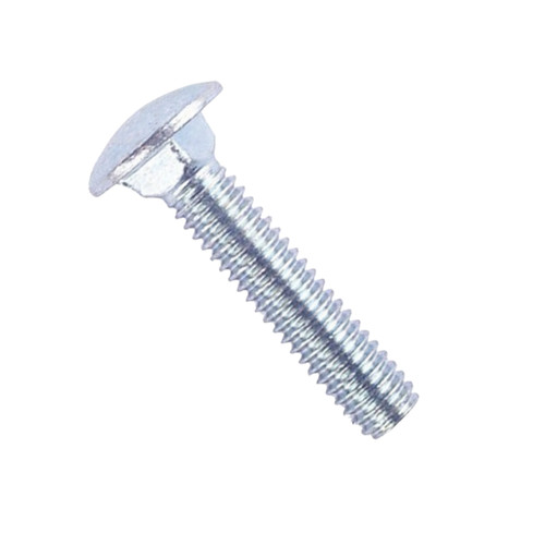 3/8-16 X 2 CARRIAGE BOLTS ZINC 5PKG