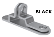 BL-3252-AL-HASP-EXTB HASP ONLY FOR BL 3252 AL BL EXTRUDED VERSION BLK Austin Hardware & Supply