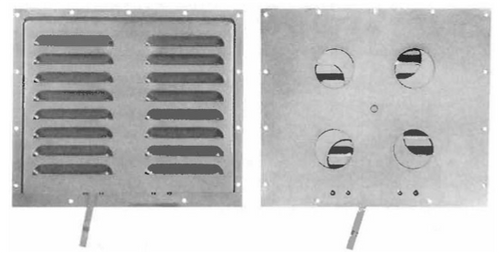 VENT, ALUMINUM W/ LEVER 12-1/4 X 10-1/2 - 1
