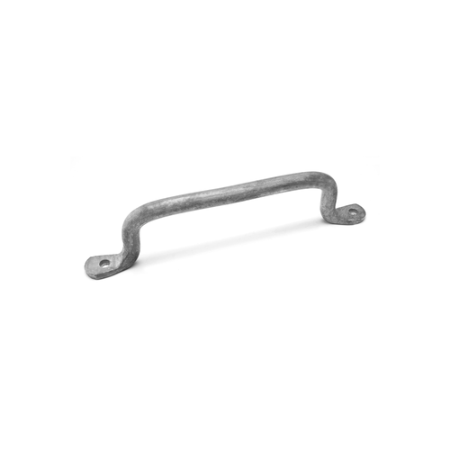 Grab Handle, 7.12" L Grab Area, .63" Material Handle Thickness, (2) .34" Dia. Mtg. Holes on 10" Centers, Chrome Finish