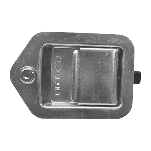 CH 2315C ZN Paddle Handle, Flush, Key-Locking with Inside Handle, Standard Size with Extended Flange 4.35" W x 6.22" H, Zinc Finish Austin Hardware & Supply