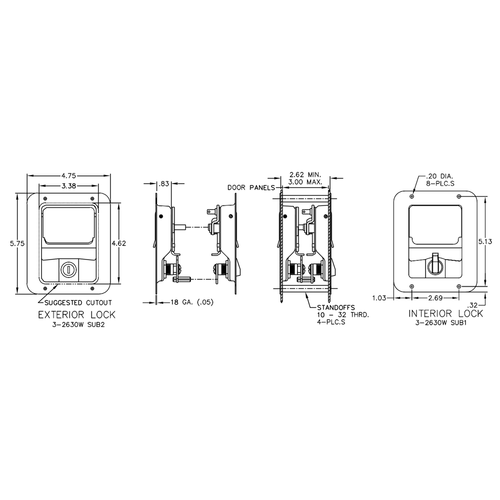 CH 3-2630W-54 SS DWG
