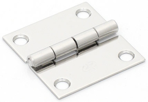 2 X 2 Stamped Marine Grade 316 Stainless Steel Butt Hinge With Holes
