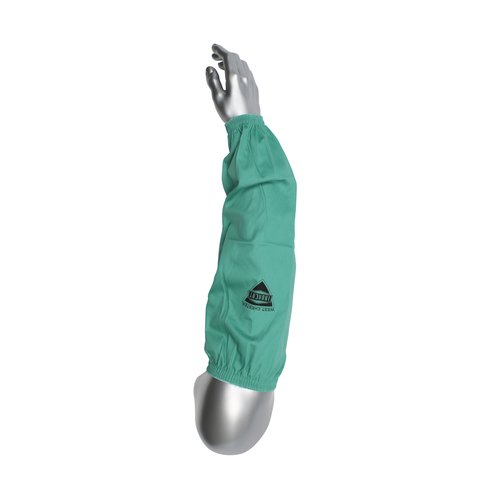 SFT-WS-000-GR-23 Green Sateen Cotton Welding Sleeves, 23" Austin Hardware & Supply