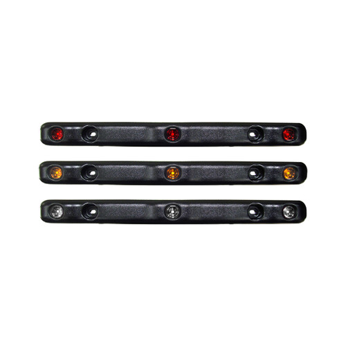 TRI-BAR AMBR AMBR LENS BLK BODY