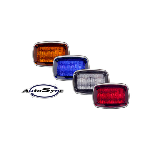 K40 AUTOSYNC RED FLASHER LAMP CLR LENS