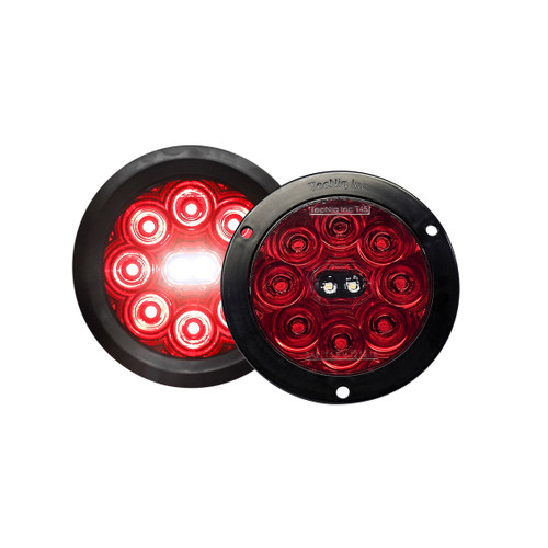 TQ T45-RW0A-1 4IN RND STTR RED LENS GRMT MNT AMP TecNiq Austin Hardware & Supply