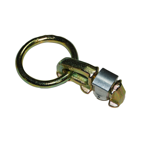 50362-11 DOUBLE STUD TRACK FITTING WITH ROUND RING Austin Hardware & Supply