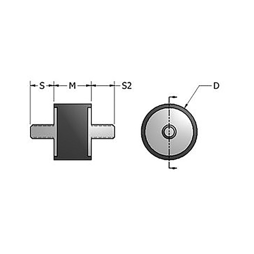 TPC 51247 STUD MOUNT Austin Hardware & Supply