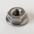 1/4-20 SERRATED FLANGE L/N S/S