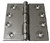 4 X 4 Stainless Steel Butt Hinge With Holes