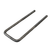 3.5-20X U-Bolt Only 5/8" X 3.5" X 20" Austin Hardware & Supply
