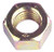 9/16-12 Fin Hex Nut Gr-8 Zinc/Yel-1729751542