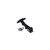 S 37-10-086-20 One-piece flexible handle latch, pull operation, rubber, stainless steel, front mount, F keeper style, 49N clamping force, install assembly with (4) .188 in. flat head rivets or #10 screws (not supplied), 86 series Southco Austin Hardware & Supply