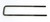 U-Bolt Only, 20 In. L X 4 In. W 4.0-20X |Austin Hardware