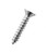 14 X 2 Phil Flat Hd Tap Scs Zinc