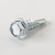 12x3/4 Unslot Hex Washer Hd Tek Scr Z/P