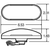 60340Y LAMP KIT-7.6 X 3.3 IN. OVAL Austin Hardware & Supply