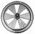 Vent, Stainless Steel, 5 in. Diamete Round,  Open/Close Knob in Center