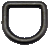 Lashing Ring, No Clip, 4 1/4 In. L X 4 1/4 In. W X 5/8 In. Diameter, Plain Steel 711X |Austin Hardware