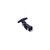 S 37-10-065-20 Flexible Draw Latch, front mount, rubber with stainless steel hardware, F style keeper Southco Austin Hardware & Supply