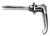 Non-Locking Chrome L Handle (Matches 1-4959).