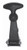 Hood Latch, Rubber; Complete with Brackets for Vertical or Horizontal Mounting, Brackets Zinc-Plated, Easily Installed Flexible Rubber Catch Compensates for Misalignment; 4-1/2 in. L x 2-5/16 in. W