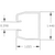 Track, Door Hanging, 72 in. Long, Aluminized, 16 Gauge