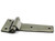 Flush Strap Hinge, Stainless Steel, Round Holes Flush Strap Hinge, Stainless Steel, Round Holes