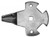 Universal center latch similar to the 2500-1, zinc plated