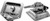 Folding T-Handle, Key-Locking, (4) .2 In. Dia. Mtg. Holes on 3-7/8" x 3-5/16" Centers,  with Waterseal, Dust Cover and Gasket, Riveted, Stainless Steel,  Keyed 545