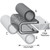 Trim-Lok Pedastal Seal W Slip Coat And Vent Holes TL X2619 |Austin Hardware