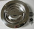 Center Latch Only, 3-Point, Non-Locking, 6 1/8 In. Od, Stainless Steel, Standard Studs, Left Hand