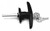 T-Handle, Zinc Diecast Material, Black Finish, 1.5 In. Center To Center, 2.25 In. Bb, 5/16 In. Threaded Shaft, Clockwise AH T303-90CWBLK 751 |Austin Hardware