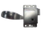 A.L. Hansen Compartment Latch with spoon handle, for 5/16 in. square shank. Right hand. Zinc finish ALH 55 ZN RH |Austin Hardware