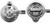 Hansen International Flush, Single Point D-Ring Latch, 4-7/8 In. Dia., Key-Locking, Cam Style, Ss, Rh ALH 2101S SS R 1250 |Austin Hardware