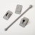 Door Holder, Thermo Plastic, 10 in. Wire, Grey, 4 Pieces