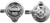 Hansen International Flush, Single Point D-Ring Latch, 4-7/8 In. Dia., Key-Locking, Cam Style, Ss, Lh ALH 2101S SS L 1250 |Austin Hardware