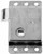 A.L. Hansen Compartment Latch, accepts 5/16 in. shank, Left Hand, Zinc Plated ALH 58 ZN LH |Austin Hardware