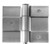 A.L. Hansen 5 X 5 Aluminum Butt Hinge, Not Welded ALH 5X AL NW |Austin Hardware