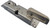 A.L. Hansen Double rotary lock with inside handle, locking with welded seams. Left hand and zinc plated ALH 251 ZN LH 02 |Austin Hardware
