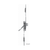 ALH 311A ZN 48 3-Point Dead Bolt Latch, Heavy Duty, with Override and Round Rods for use with handles with a 1/2 in. square shank. Kit includes (1) center control with overrride, (2) 48 in. round rods, (2) rod guides, (1) washer kit, (1) inside handle, and (1) anti A.L. Hansen Austin Hardware & Supply