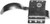 ALH 55 ZN LH Compartment Latch with spoon handle, for 5/16 in. square shank. Left hand. Zinc finish. A.L. Hansen Austin Hardware & Supply