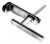 A.L. Hansen T-Handle, Offset, Padlocking, Steel Material, Zinc Plated, Left Hand, 5/16 In. Square Shaft, 4 In. X 3/4 In. Grip, 3/8 In. Diameter Padlocking Hole ALH 72 ZN LH |Austin Hardware