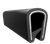Cooper-Standard (StanPro) Quickedge Decorative Protective Trim With Metal Core, Black Sof-Tone, Pinch Top Single Lip Trim For 1/8 In. Edges, Grips Edges From .060 In. To .170 Thick (400 Ft. Full Carton Quantity) AS 75000338 |Austin Hardware