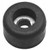 Rubber door bumper, 1 in. W x 9/16 in. H, 17/32 in. Hole, with steel washer, black
