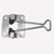 Door Holdback, Male Only, 4 in. L with Anti-Rattle Detent, SS DH-HC-M405-SS |Austin Hardware