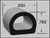 D-Shaped, Epdm Rubber, .930 In. W X .760 In. H CS 1750-H3 |Austin Hardware