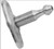 Door Holdback, Plunger Only, 1-5/8 in. L, Zinc Finish DH 158 ZN |Austin Hardware